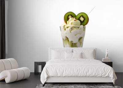 kiwi ice cream Wall mural