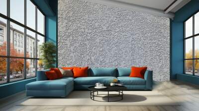 Retro cement render background in a grey colour Wall mural