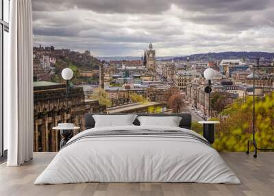 St. Andrew's House , Headquarters building of the Scottish Government. Edinburgh, Scotland Wall mural