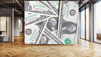 A look at one US dollar Wall mural