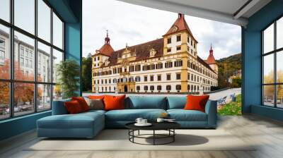 Eggenberg Baroque Palace or Schloss near Graz, Styria, Austria Wall mural