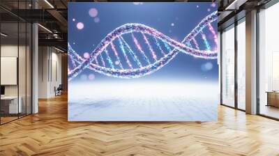 DNA molecules, chromosome DNA analysis and regenerative medicine Wall mural