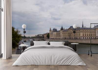 View of Conciergerie - former prison Wall mural