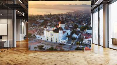 Morning at the Cathédrale Notre-Dame de l’Assomption in Cap-Haitien, Haiti Wall mural