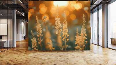 Soft light blurred background  Wall mural