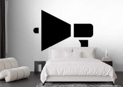 advertising icon vector. advertising vector design. sign design. flat style. Vector EPS 10 Wall mural