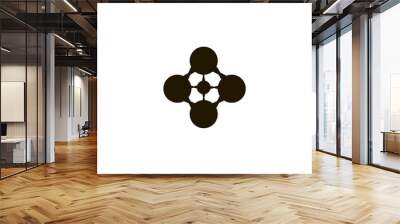 atom icon. sign design Wall mural