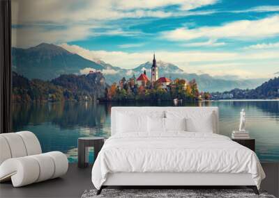 Lake Bled, Slovenia Wall mural