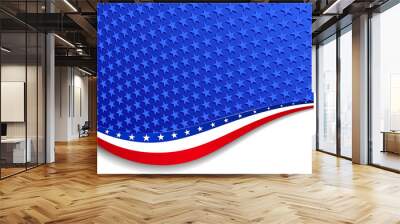 Stars and Stripes Landscape Wall mural