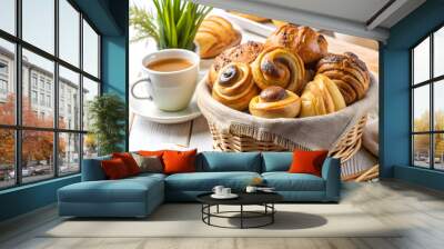 home made bakery for fresh breakfast Wall mural