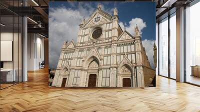 Basilica of Santa Croce, Florence, Italy Wall mural