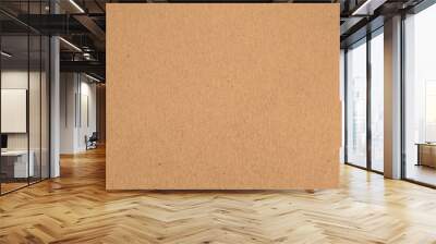 Old brown recycle cardboard paper texture background. Wall mural