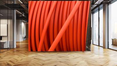 A pipe made of high density polyethylene PE - HD. Wall mural