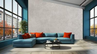 concrete grey wall texture may used as background Wall mural