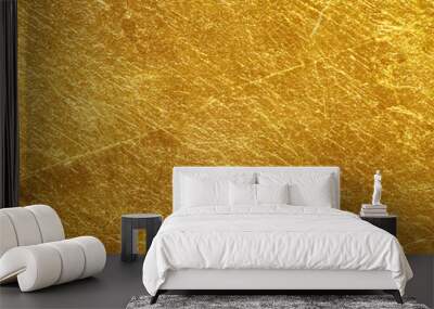 gold texture used as background Wall mural