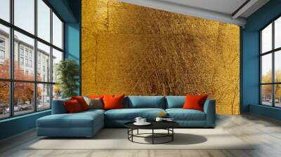 golden background texture. Wall mural