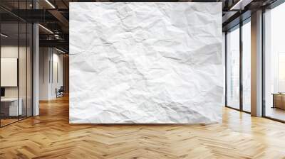 wrinkled paper, used as background Wall mural