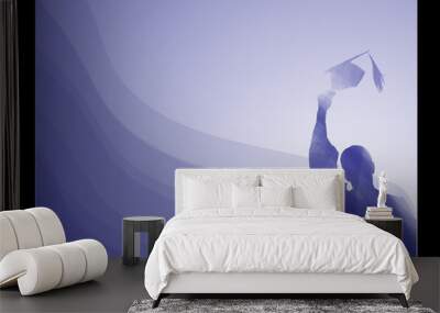 wavy Wall mural