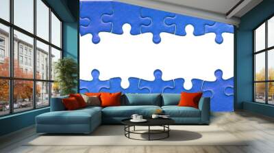 Jigsaw header and footer Wall mural