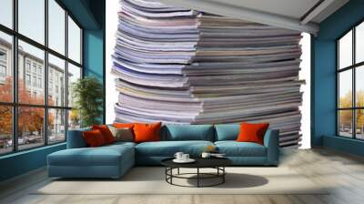 Magazine pile Wall mural