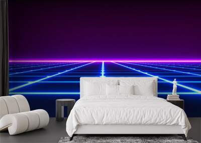 a futuristic technology background (3d rendering) Wall mural