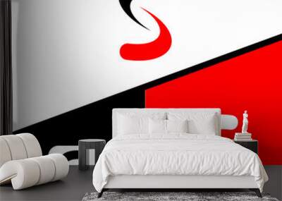 design a universal letter s logo Wall mural