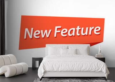 New Feature banner design vector Wall mural