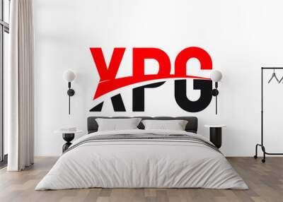 XPG Letter Initial Logo Design Vector Illustration Wall mural