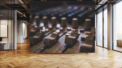 mixing console Wall mural