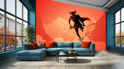 Greek Gods and Goddess Hermes Wall mural