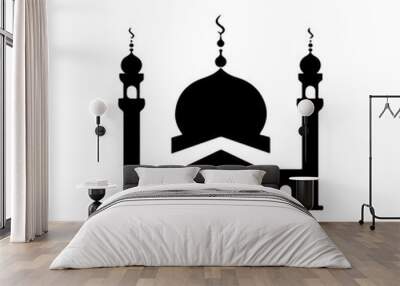 mosque silhouette Wall mural