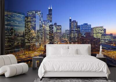 City of Chicago. Wall mural