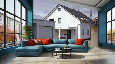 modern house facade Wall mural