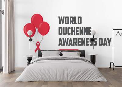 world duchenne awareness day vector illustration design Wall mural