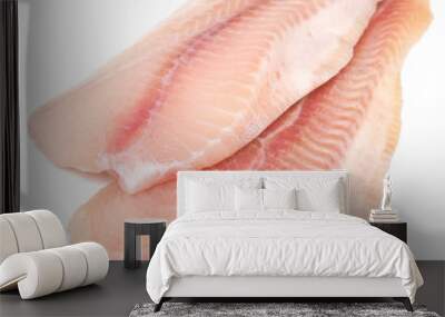 raw fish fillet Wall mural