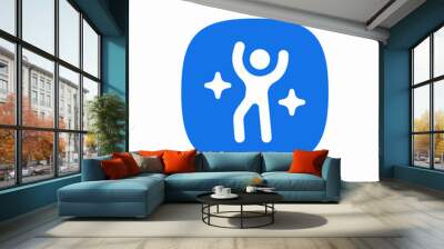 dance music amuse joy icon Wall mural