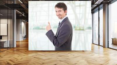 businessman thumb up Wall mural