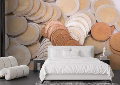 euro coins Wall mural