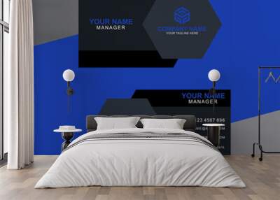 Elegant minimal and luxury business card Wall mural