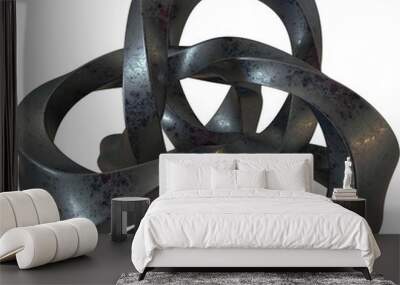 Abstract 3d Isolated Shape Object Wall mural