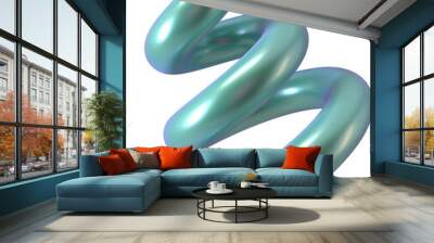 abstract 3d isolated shape object Wall mural