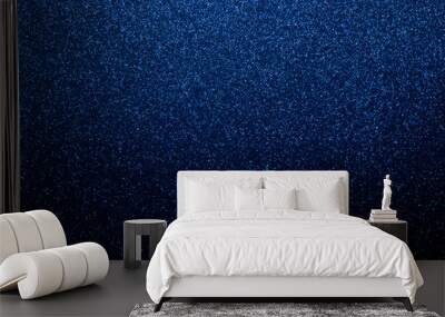 Blue glitter background Wall mural