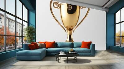 gold trophy cup Wall mural