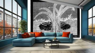 Astronomical illustration Wall mural