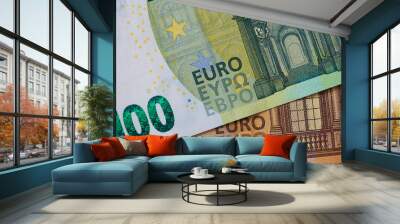 50 and 100 euro banknotes Wall mural