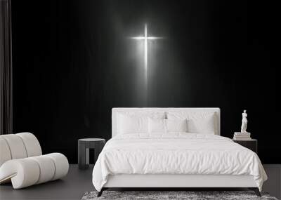 Religion, salvation mankind, bible, Christianity. Faith Prayer Jesus Christ Christian Religion background Eucharist Therapy Bless God Helping Repent Catholic Easter Lent Mind Pray banner copy space. Wall mural