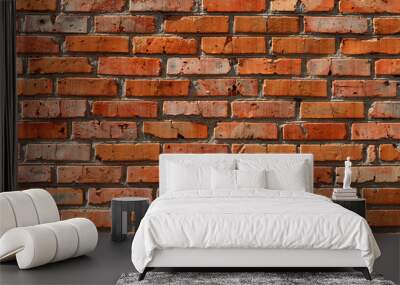 Old grunge brick wall background Wall mural