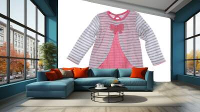 Jacket for girls, isolate Wall mural