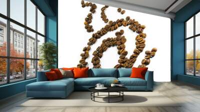 Coffee E-mail Wall mural