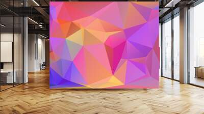 Colorful abstract texture with triangles Wall mural